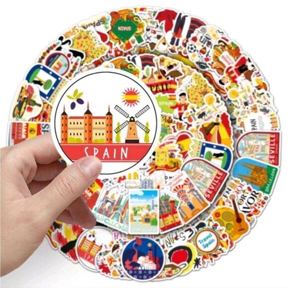 SPAIN Assorted Spanish Stickers 🇪🇸 - Picture 2 of 5